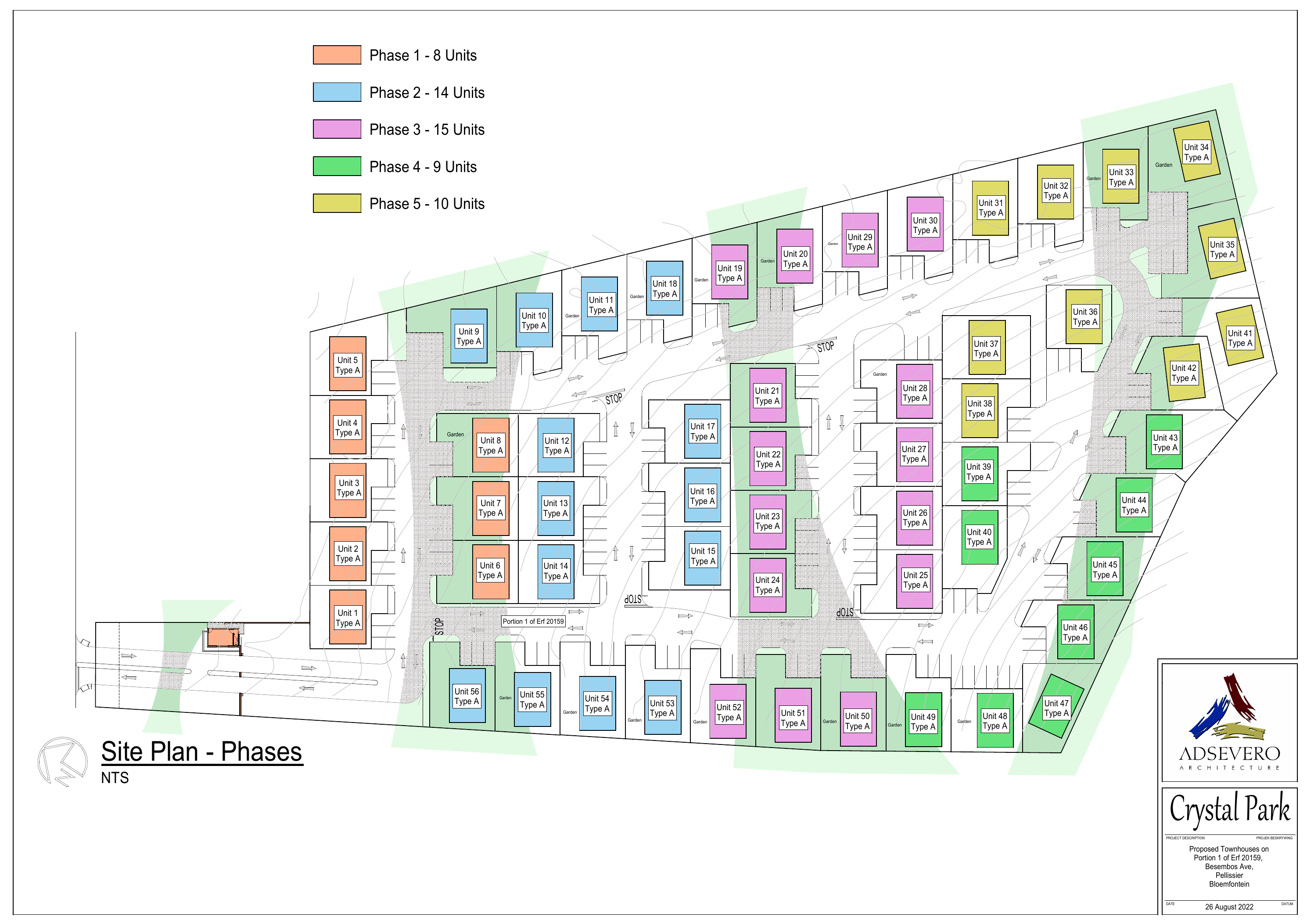 Crystal Park site plan